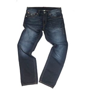 True Religion Skinny Fit Old Multi Big T jeans